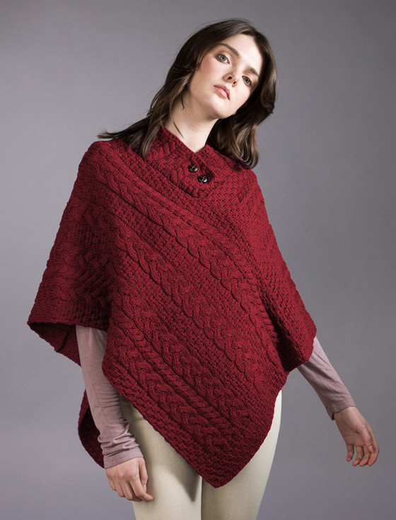 Merino Wool Poncho