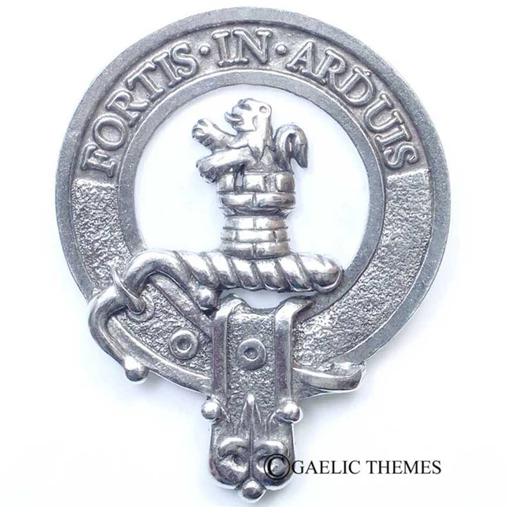 Scottish Clan Family Name Cap Badge   MacPherson - Young