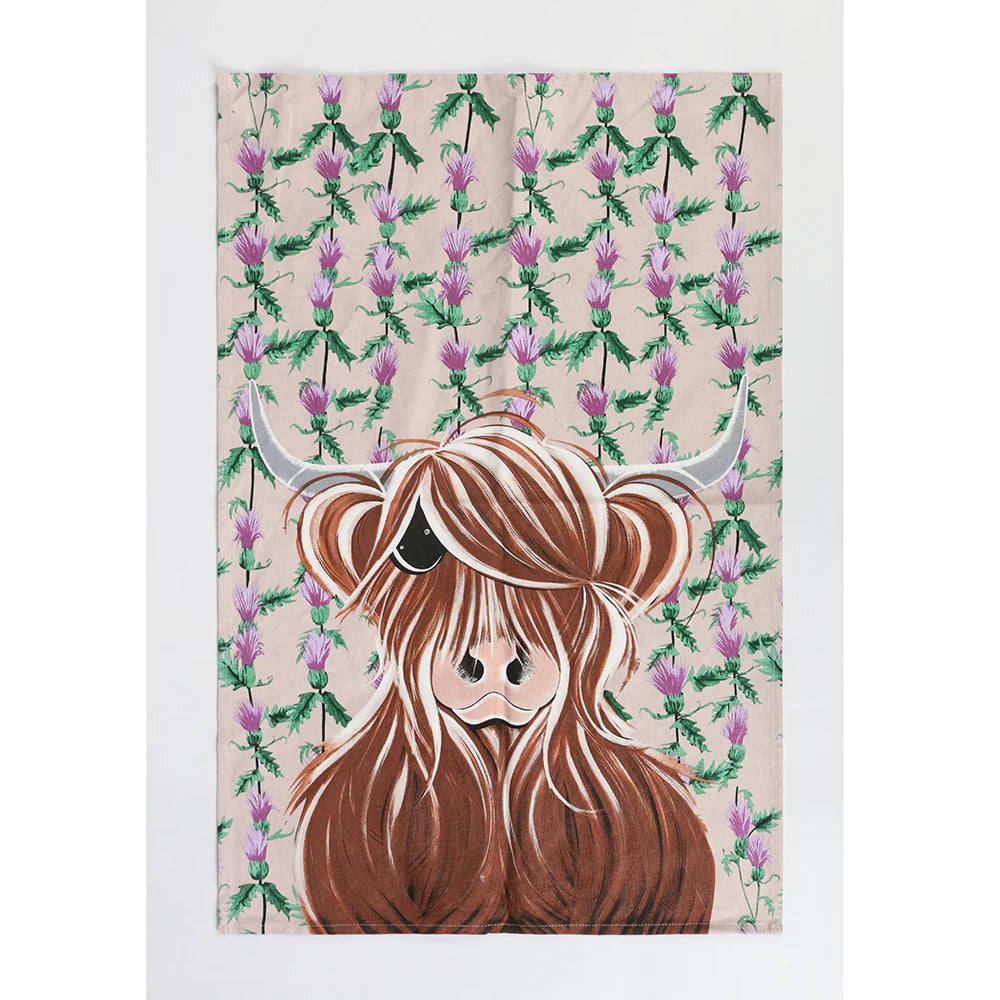 MISS THISTLE TEA TOWEL