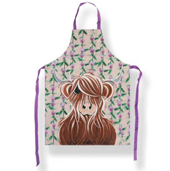 MISS THISTLE COTTON APRON