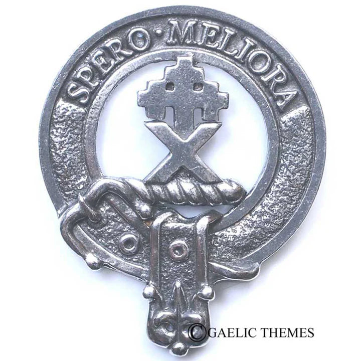 Scottish Clan Family Name Cap Badge   MacPherson - Young