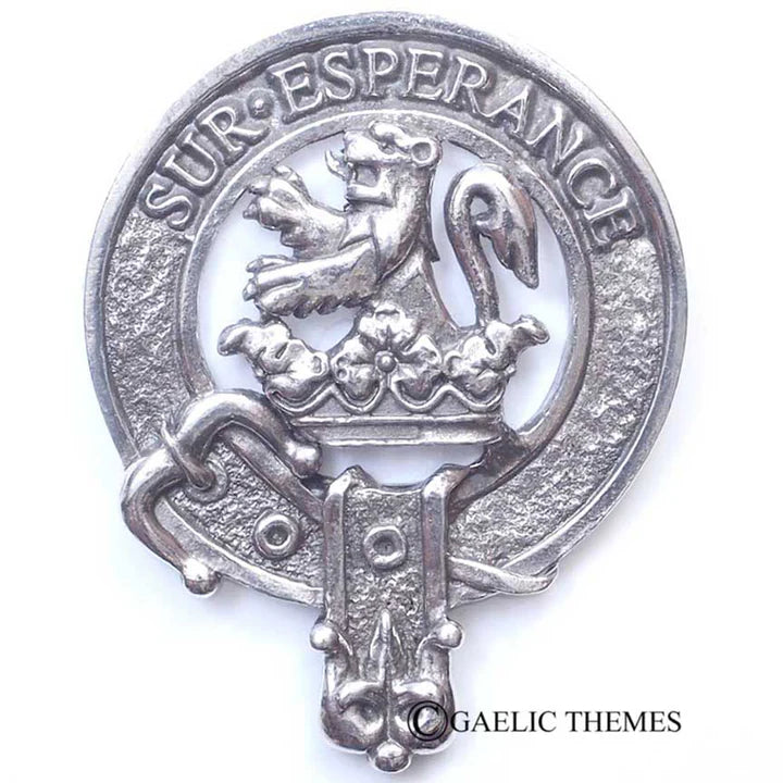 Scottish Clan Family Name Cap Badge   MacPherson - Young