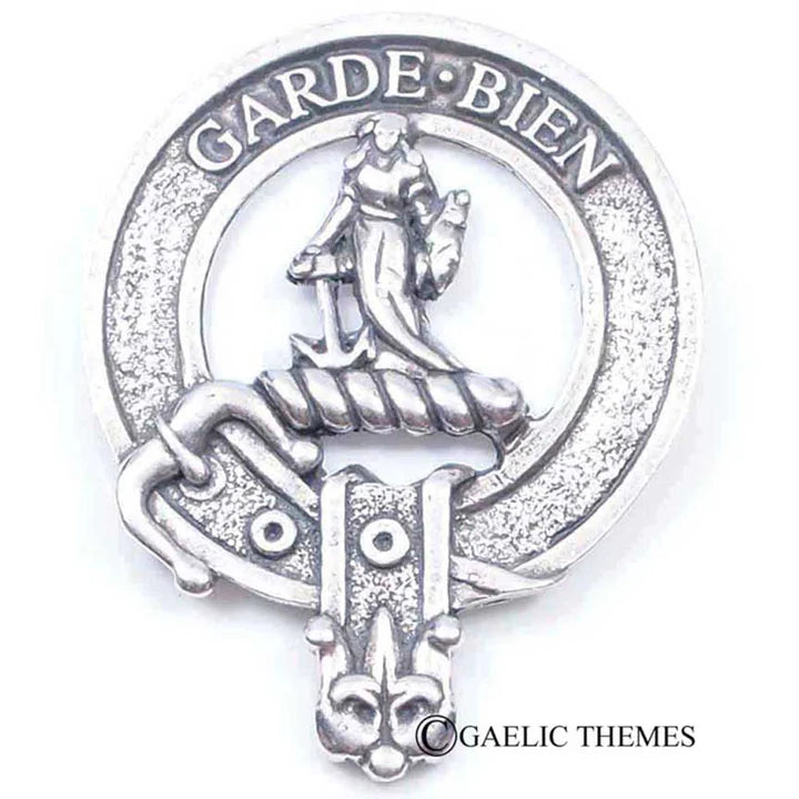 Scottish Clan Family Name Cap Badge   MacPherson - Young