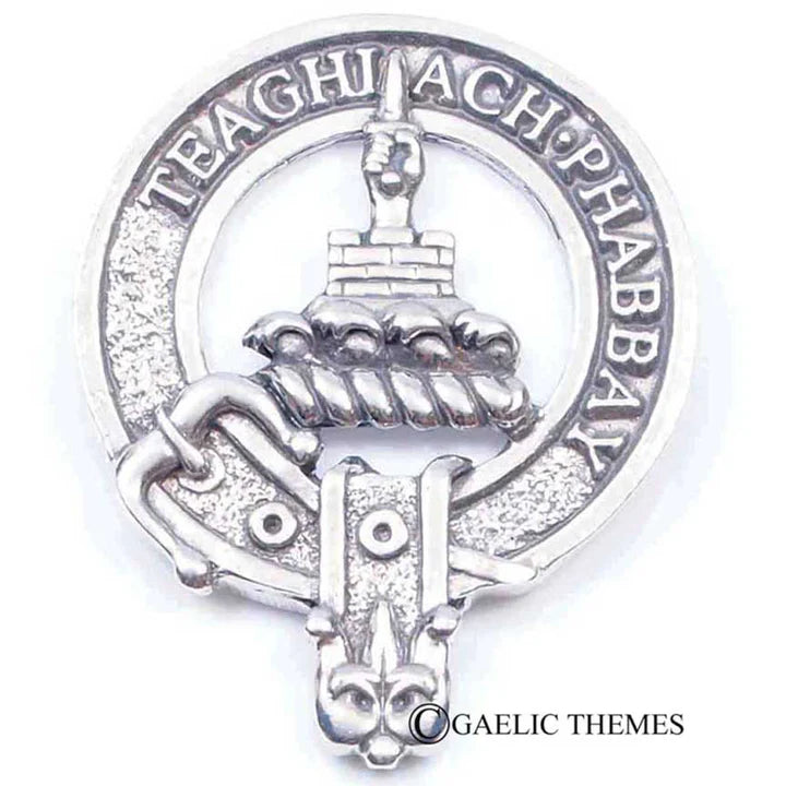 Scottish Clan Family Name Cap Badge   MacPherson - Young