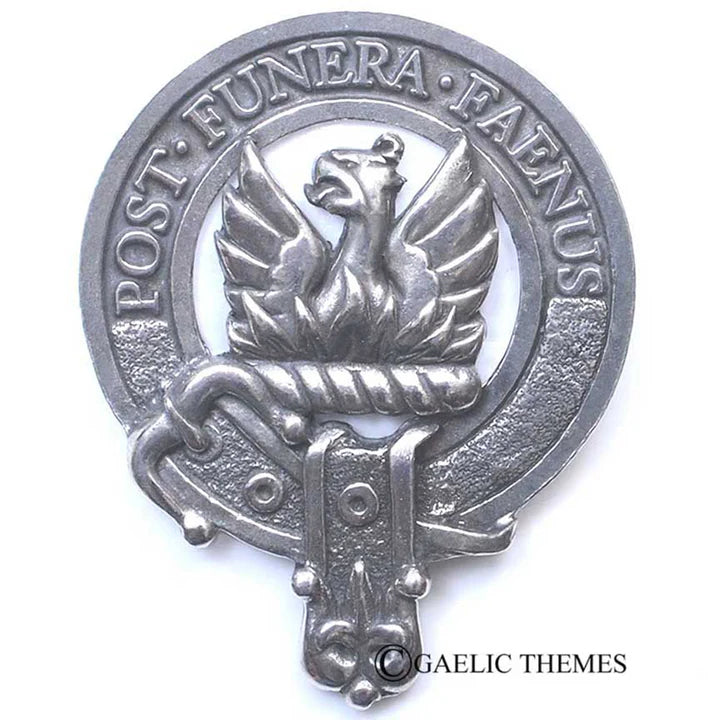 Scottish Clan Family Name Cap Badge   MacPherson - Young