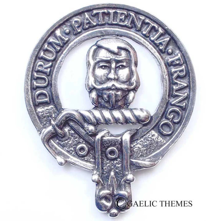 Scottish Clan Family Name Cap Badge   MacPherson - Young