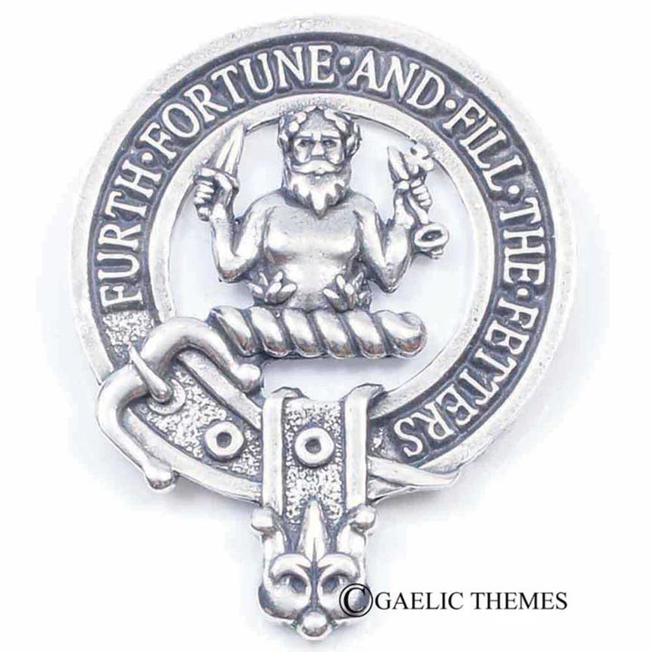 Scottish Clan Family Name Cap Badge   MacPherson - Young