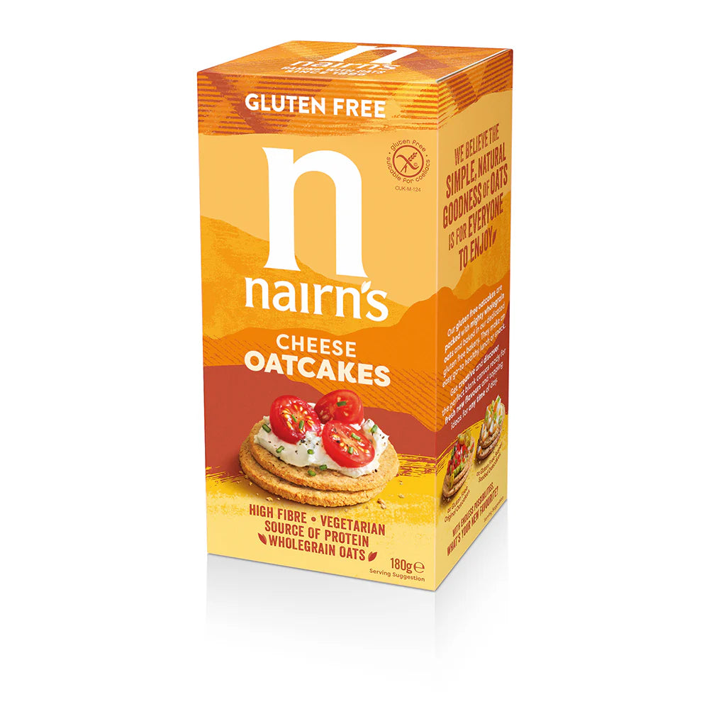 Nairn's Gluten Free Oatcakes Cheese 180g