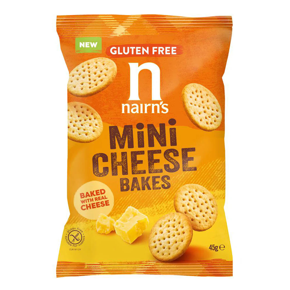 Nairns Gluten Free Mini Cheese Bakes 45g