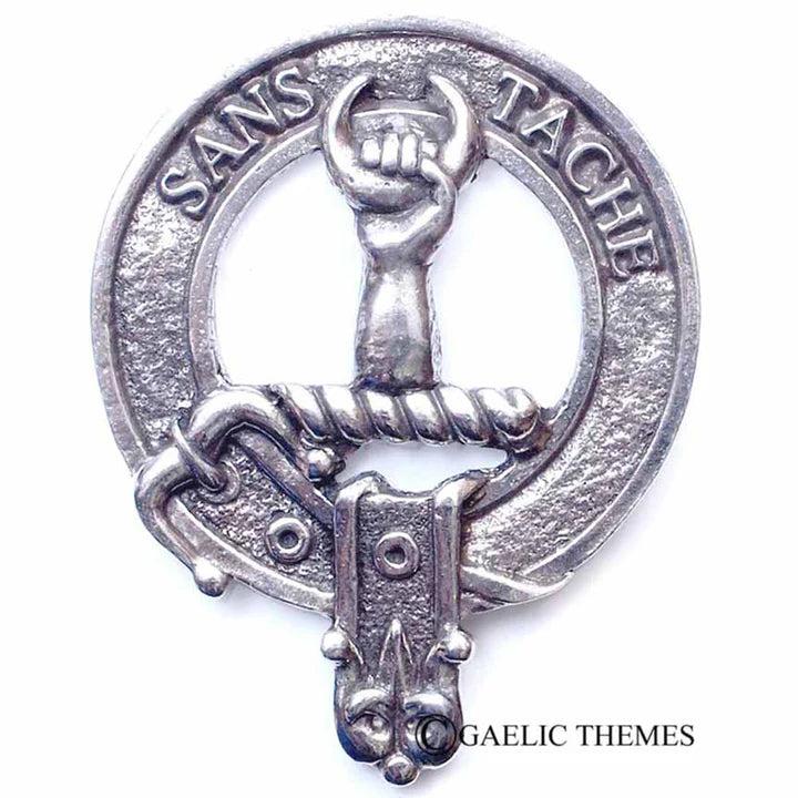 Scottish Clan Family Name Cap Badge   MacPherson - Young