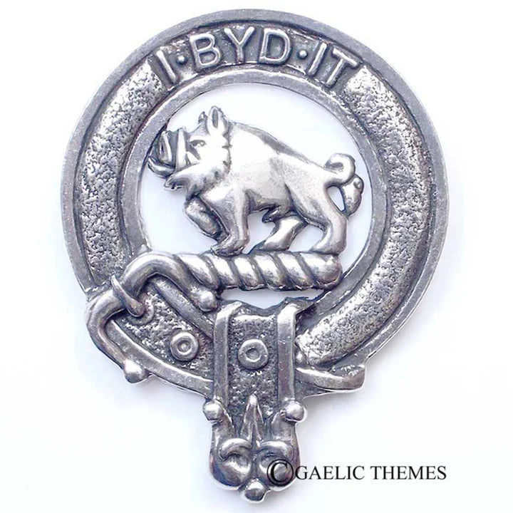 Scottish Clan Family Name Cap Badge   MacPherson - Young