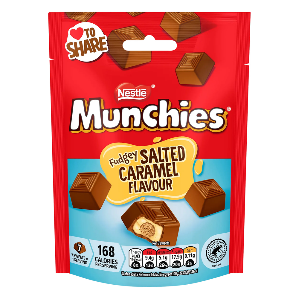 Nestle Munchies Fudgey Salted Caramel 97g