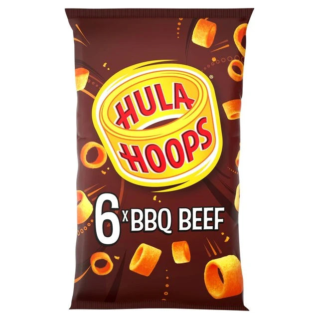 Hula Hoops BBQ Beef 6 Pack