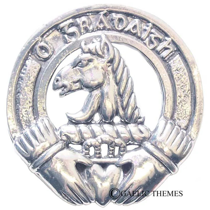Irish Clan Family Name Cap Badge