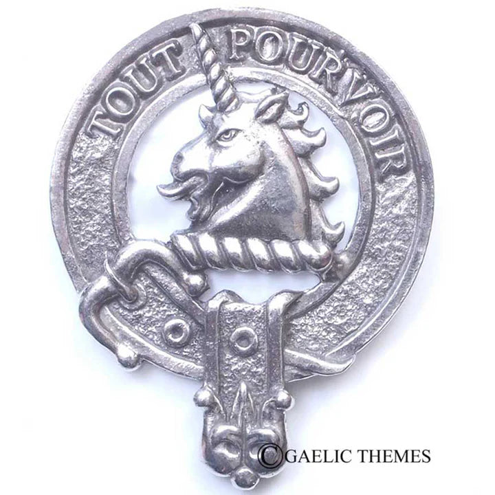 Scottish Clan Family Name Cap Badge   MacPherson - Young