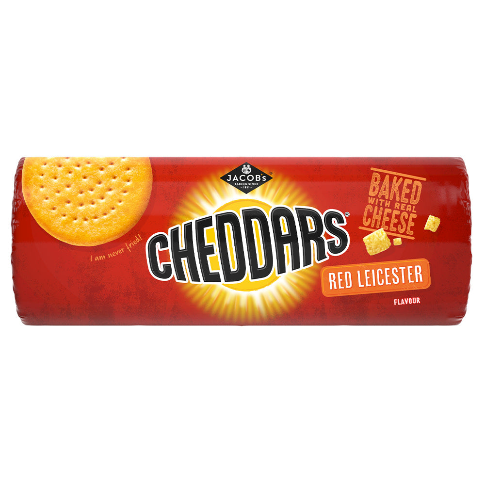 Jacobs Baked Cheddars Red Leicester 150g
