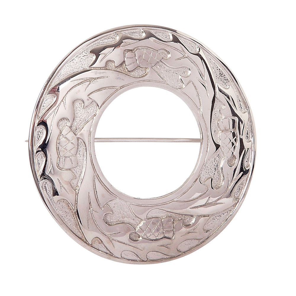 Thistle Plaid Brooch