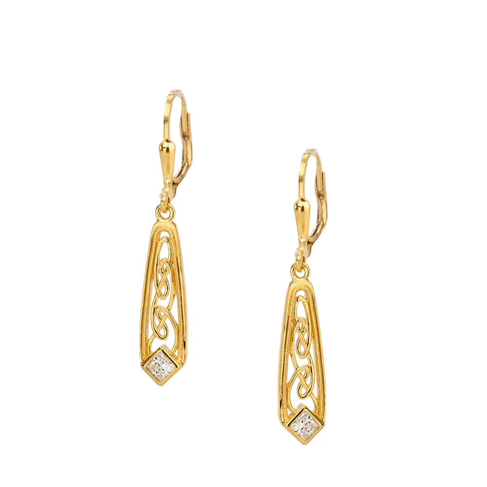 Vermeil Window to the Soul Earrings