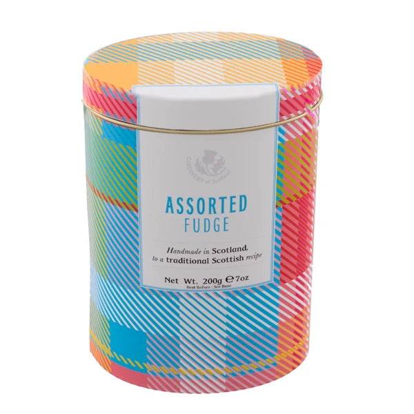 Gardiner's Assorted Fudge Tartan Tin 200g