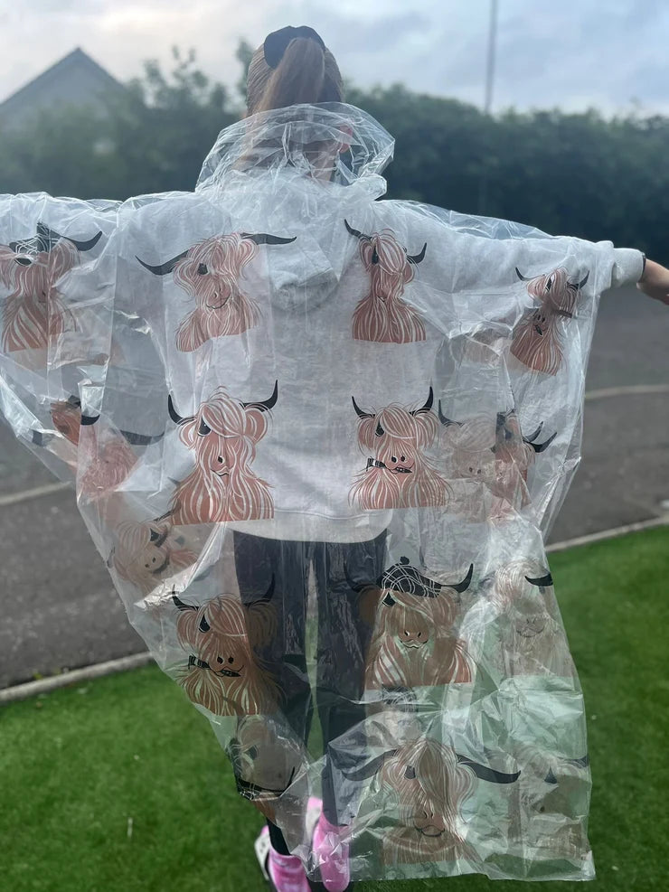 Highland Cow Poncho