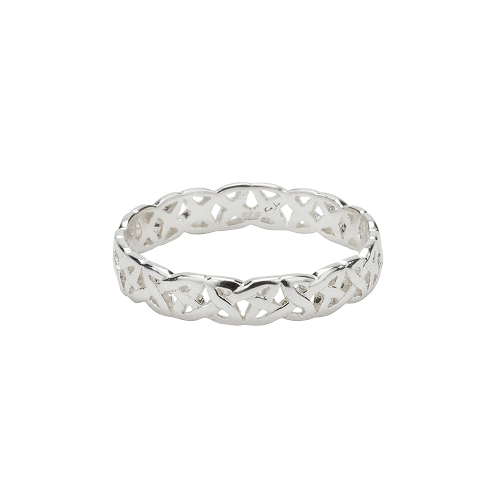 Silver Celtic Love Knot Ring