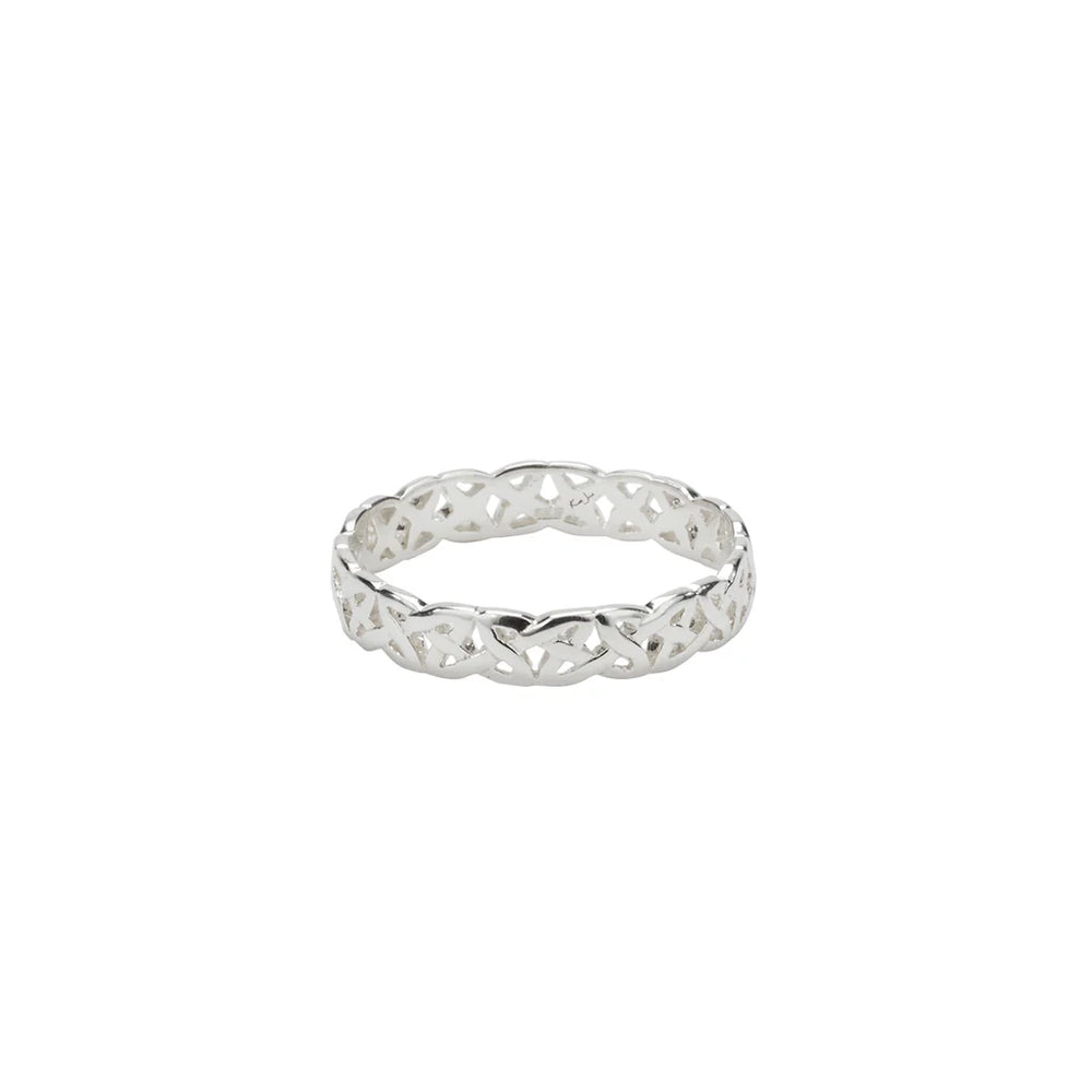Silver Celtic Love Knot Ring