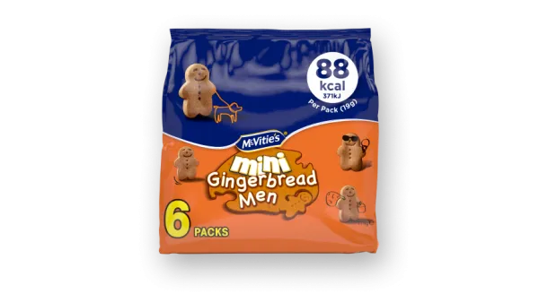 McVitie's Mini Gingerbread Men 6 Pack