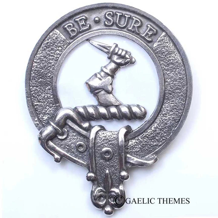 Scottish Clan Family Name Cap Badge   MacPherson - Young