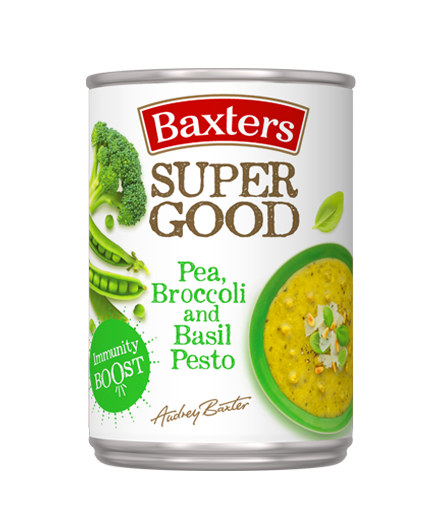 Baxter's Super Good Pea, Broccoli & Basil Pesto Soup 400g