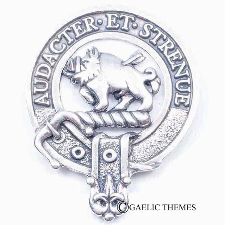 Scottish Clan Family Name Cap Badge   MacPherson - Young