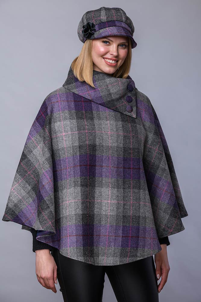 Mucros Weavers Tweed Poncho
