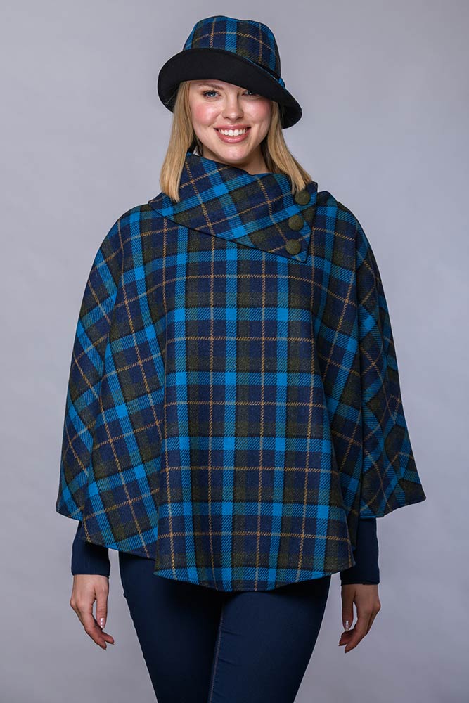 Mucros Weavers Tweed Poncho