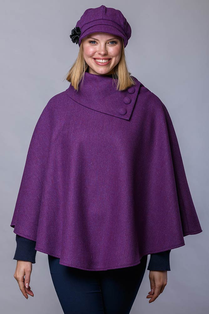 Mucros Weavers Tweed Poncho