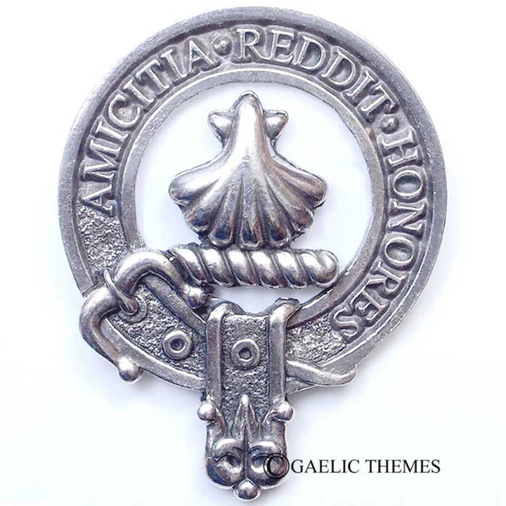 Scottish Clan Family Name Cap Badge   MacPherson - Young