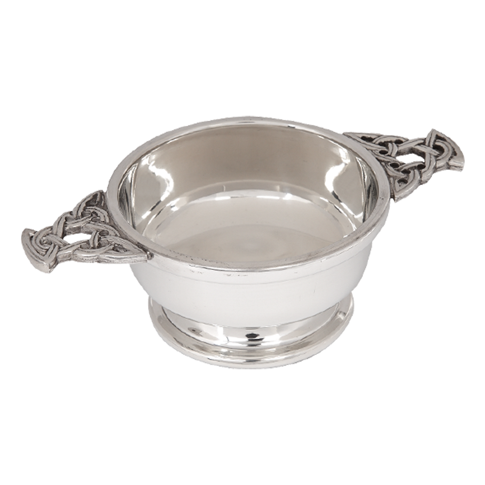 2.5" Plain Pewter Quaich
