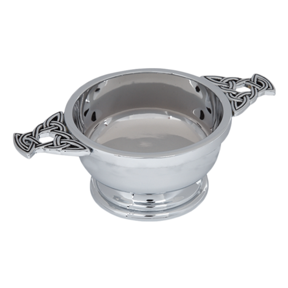 2.5" Celtic Chrome Plated Quaich