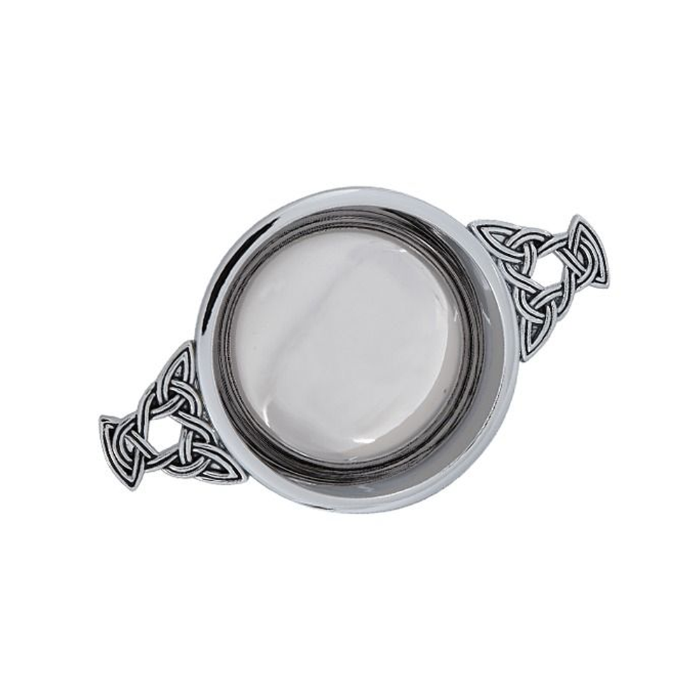 2.5" Celtic Chrome Plated Quaich