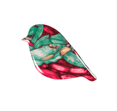 Heathergem Robin Heather Brooch