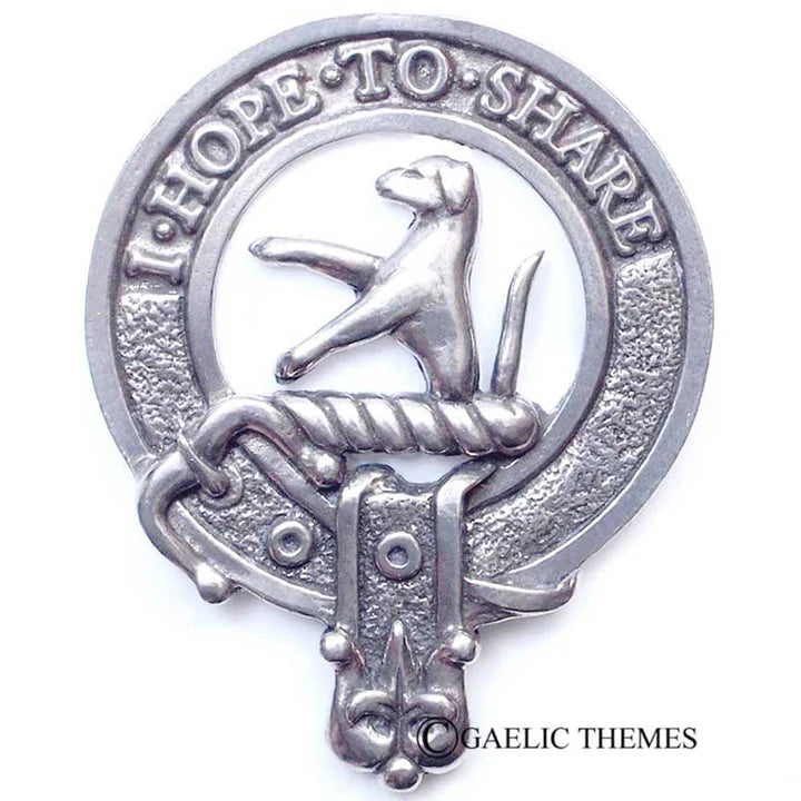 Scottish Clan Family Name Cap Badge   MacPherson - Young