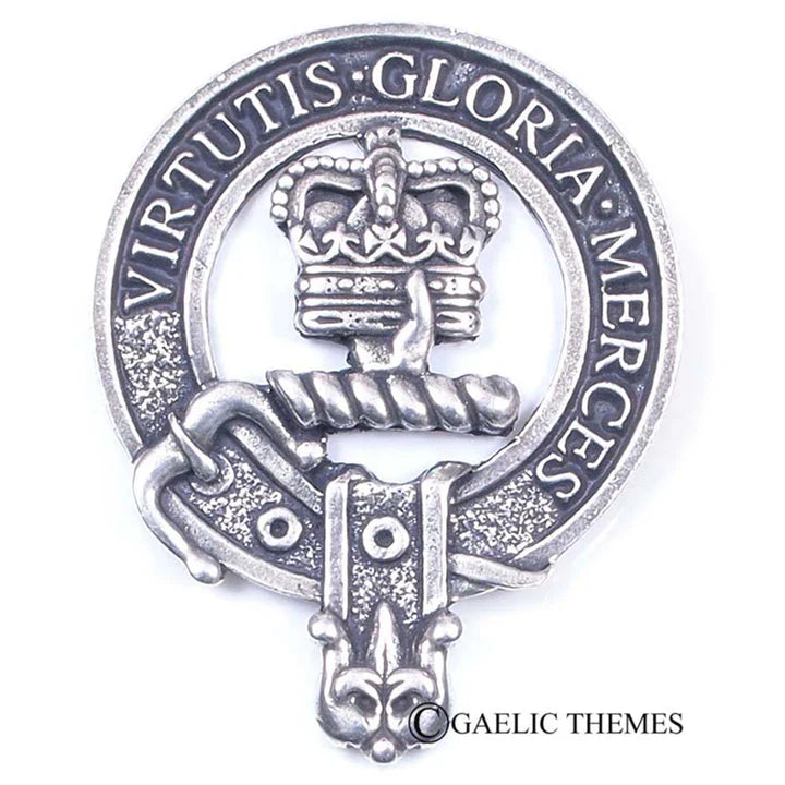 Scottish Clan Family Name Cap Badge   MacPherson - Young