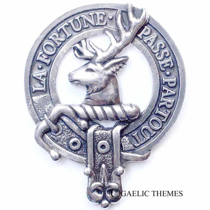 Scottish Clan Family Name Cap Badge   MacPherson - Young
