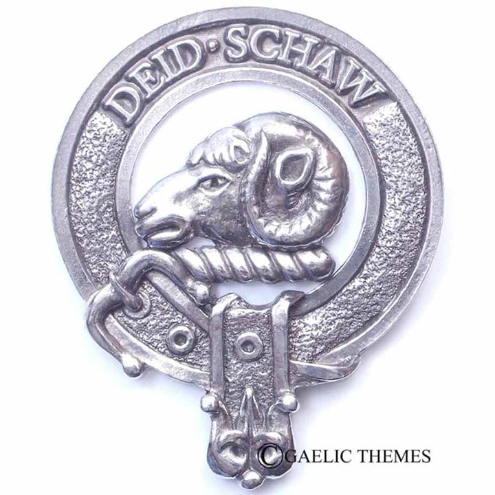 Scottish Clan Family Name Cap Badge   MacPherson - Young