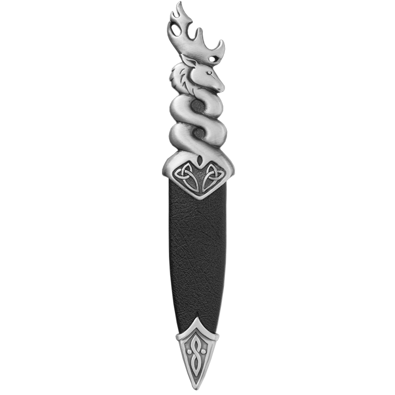 Glenfinnan Matt Pewter Sgian Dubh