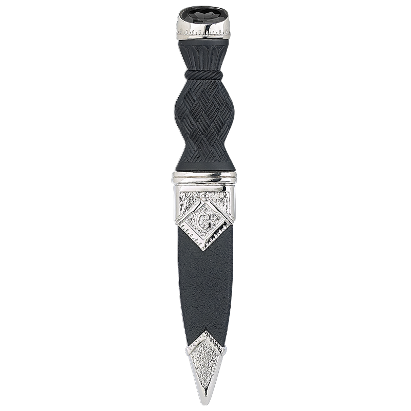 Masonic Sgian Dubh With Stone Top