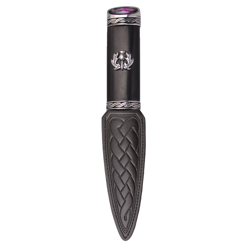 Torridon Blackwood Sgian Dubh With Stone Top