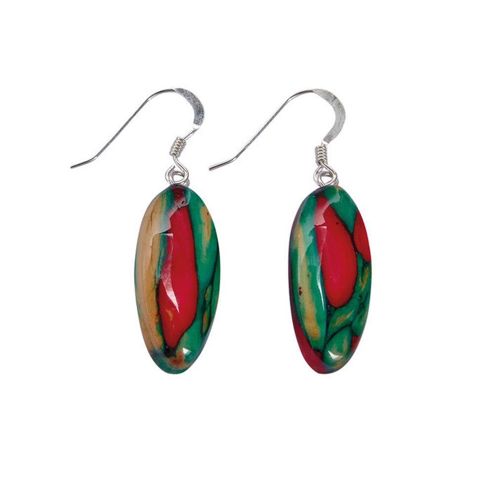 Heathergem Oval Drop Earrings