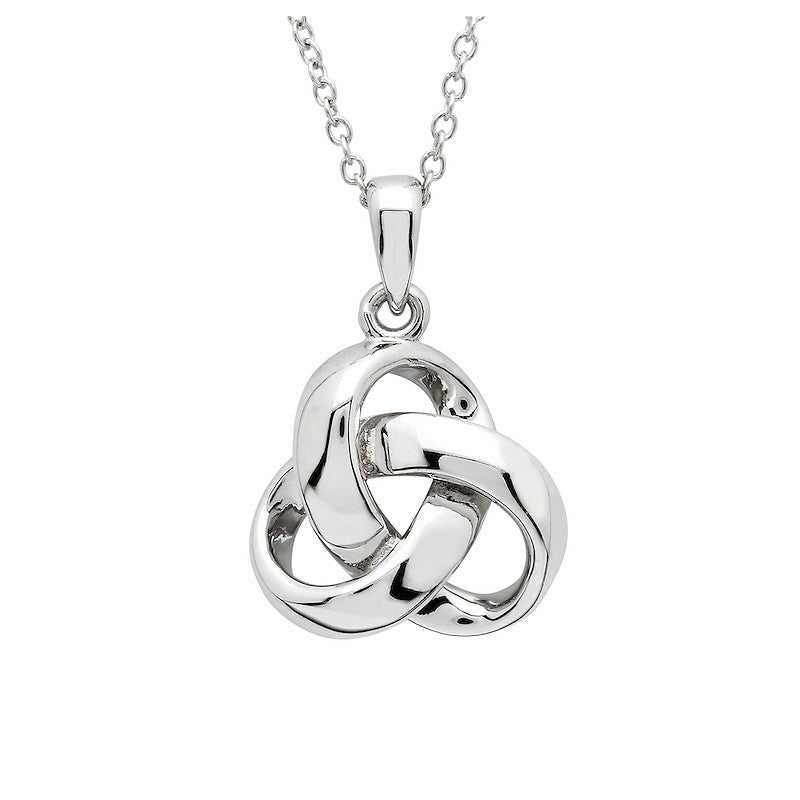 Sterling Silver Trinity Knot Necklace