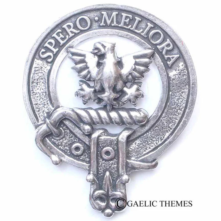 Scottish Clan Family Name Cap Badge   MacPherson - Young