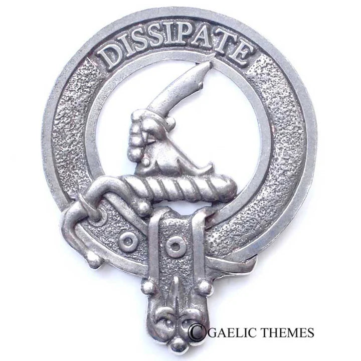Scottish Clan Family Name Cap Badge   MacPherson - Young