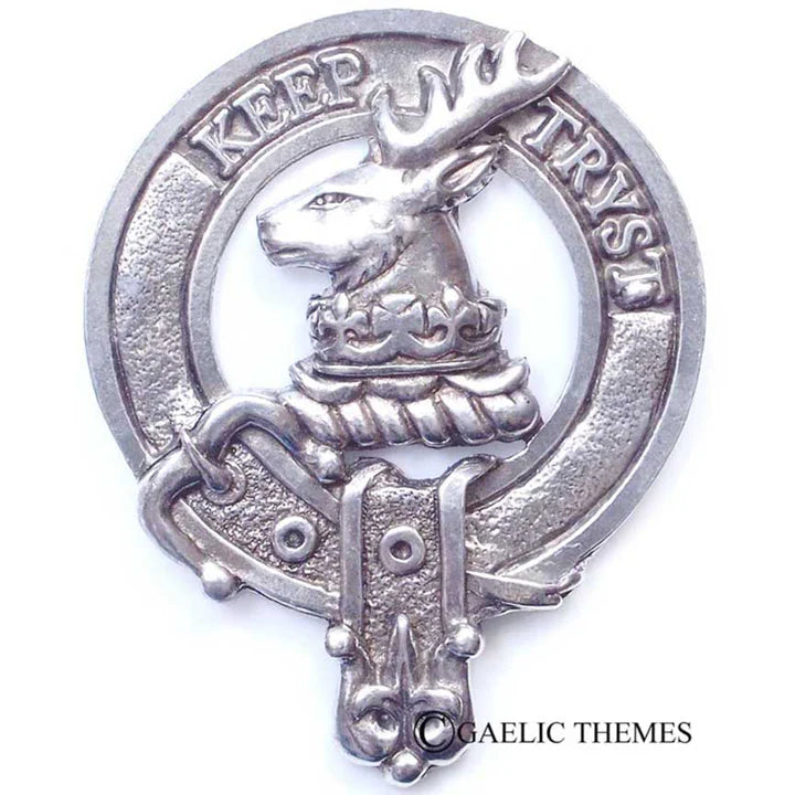 Scottish Clan Family Name Cap Badge   MacPherson - Young
